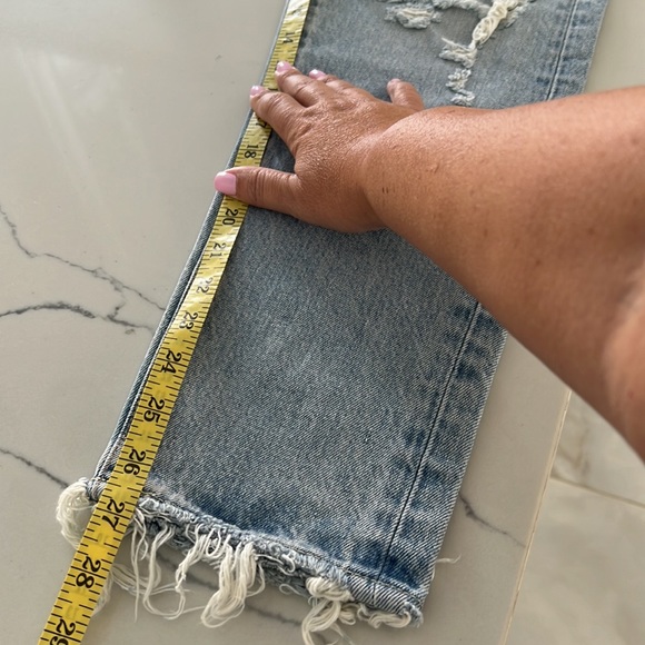 Moussy Vintage Yardley Distressed Jeans Size 28 NWT - Picture 15 of 16